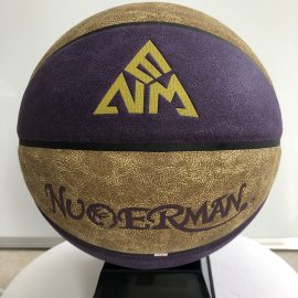 Wholesale suede basketball, customized size and logo