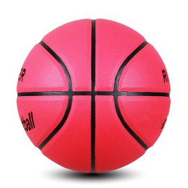 Custom basketball ball pink promotional rubber