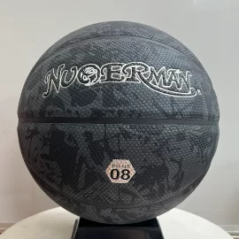 Custom Basketball Ball with Logo, Camouflage Texture Design PU Basketball Wholesale