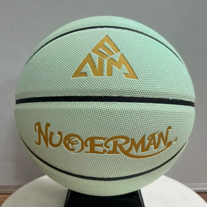 light-green-basketball-wholesale-with-gold-logo-custom-pu-basketball-1